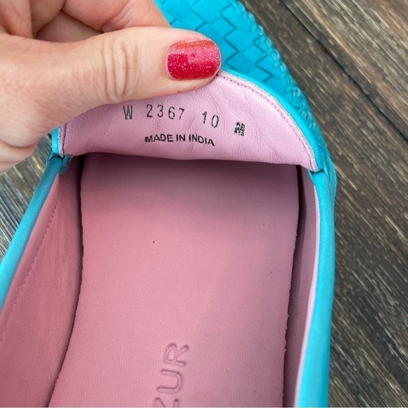 Robert Zur Perlata Bit Loafer in Aqua True Glove - Picture 5 of 12